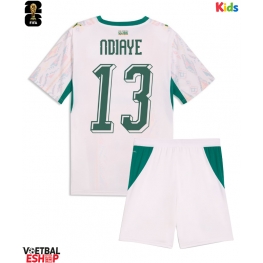 Senegal Iliman Ndiaye #13 Thuis tenue Kids WK 2026 Korte Mouw (+ Korte broeken)